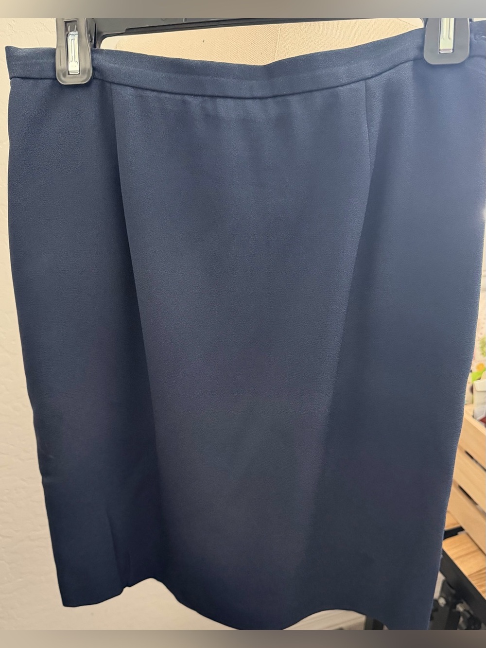 Jones New York Navy Pencil Skirt